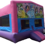 PinkDisneyPrincessSpringfieldBounceHouseRental